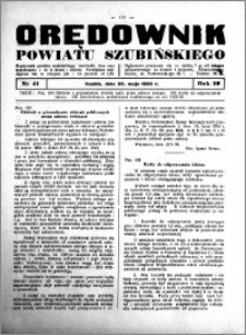 Orędownik powiatu Szubińskiego 1935.05.25 R.16 nr 41