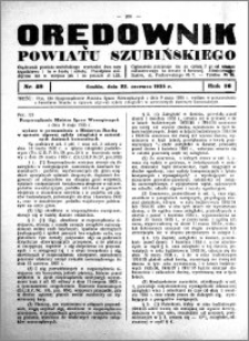 Orędownik powiatu Szubińskiego 1935.06.22 R.16 nr 49