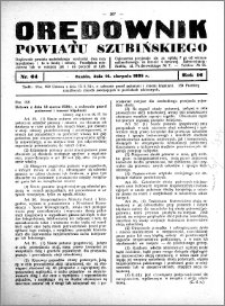 Orędownik powiatu Szubińskiego 1935.08.14 R.16 nr 64