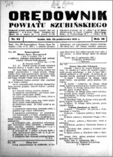 Orędownik powiatu Szubińskiego 1935.10.23 R.16 nr 84
