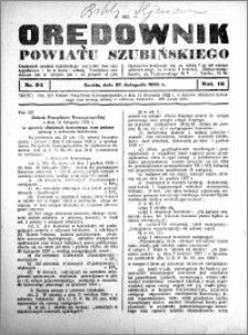 Orędownik powiatu Szubińskiego 1935.11.27 R.16 nr 94