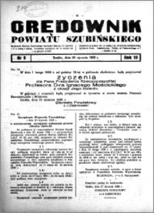 Orędownik powiatu Szubińskiego 1938.01.29 R.19 nr 9
