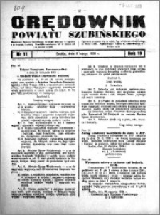 Orędownik powiatu Szubińskiego 1938.02.05 R.19 nr 11
