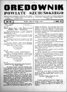 Orędownik powiatu Szubińskiego 1938.02.23 R.19 nr 16
