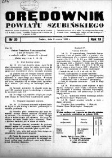 Orędownik powiatu Szubińskiego 1938.03.09 R.19 nr 20