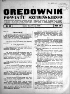 Orędownik powiatu Szubińskiego 1938.05.18 R.19 nr 40