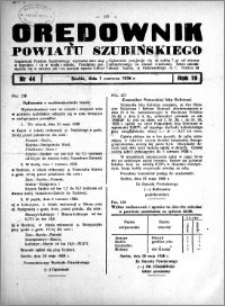 Orędownik powiatu Szubińskiego 1938.06.01 R.19 nr 44