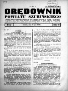 Orędownik powiatu Szubińskiego 1938.07.16 R.19 nr 57