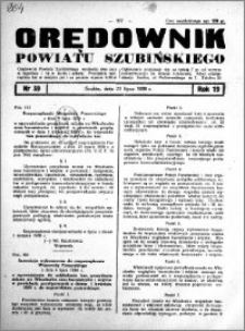 Orędownik powiatu Szubińskiego 1938.07.23 R.19 nr 59