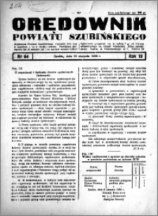 Orędownik powiatu Szubińskiego 1938.08.10 R.19 nr 64