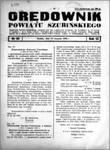 Orędownik powiatu Szubińskiego 1938.08.13 R.19 nr 65
