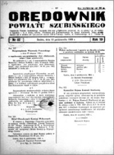 Orędownik powiatu Szubińskiego 1938.10.12 R.19 nr 82