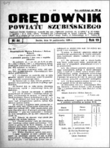 Orędownik powiatu Szubińskiego 1938.10.19 R.19 nr 84