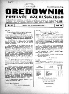 Orędownik powiatu Szubińskiego 1938.10.25 R.19 nr 86