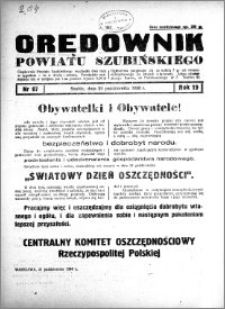 Orędownik powiatu Szubińskiego 1938.10.29 R.19 nr 87