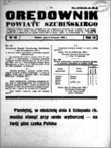 Orędownik powiatu Szubińskiego 1938.11.02 R.19 nr 88