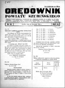 Orędownik powiatu Szubińskiego 1938.11.30 R.19 nr 96