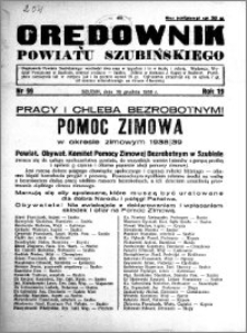 Orędownik powiatu Szubińskiego 1938.12.10 R.19 nr 99