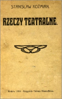 Rzeczy teatralne