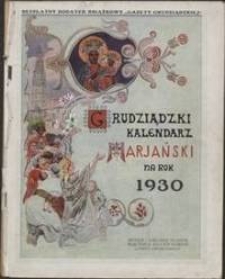 Grudziądzki Kalendarz Maryański : rok 1930
