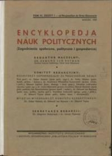 Encyklopedia nauk politycznych : (zagadnienia społeczne, polityczne i gospodarcze). T. 4, N-P