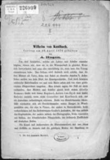 Wilhelm von Kaulbach : Vortrag am 23. April 1874 gehalten