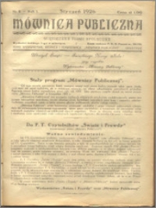 Mównica Publiczna, 1926, styczeń, nr 2