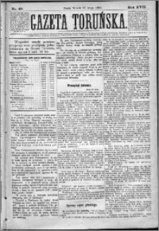 Gazeta Toruńska 1883, R. 17 nr 46