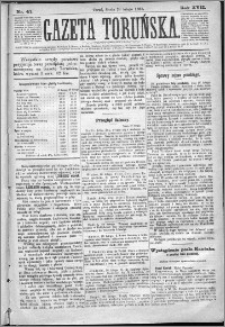 Gazeta Toruńska 1883, R. 17 nr 47