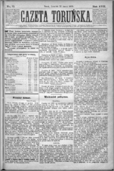 Gazeta Toruńska 1883, R. 17 nr 71