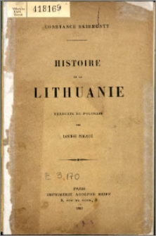 Histoire de la Lithuanie