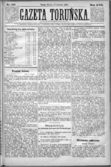 Gazeta Toruńska 1883, R. 17 nr 187