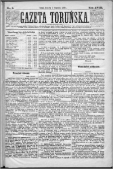 Gazeta Toruńska 1884, R. 18 nr 4