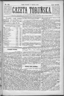 Gazeta Toruńska 1884, R. 18 nr 26