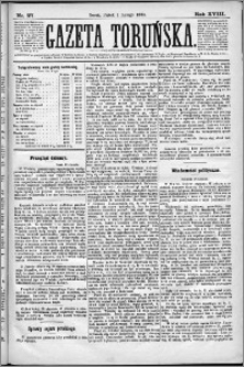 Gazeta Toruńska 1884, R. 18 nr 27