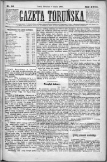 Gazeta Toruńska 1884, R. 18 nr 58