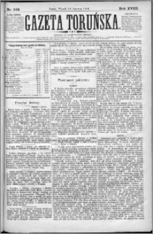 Gazeta Toruńska 1884, R. 18 nr 132