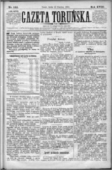 Gazeta Toruńska 1884, R. 18 nr 144