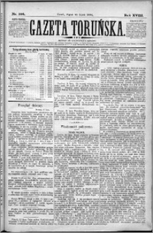 Gazeta Toruńska 1884, R. 18 nr 164