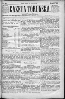 Gazeta Toruńska 1884, R. 18 nr 171