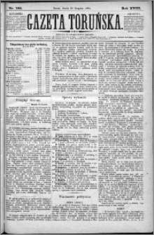 Gazeta Toruńska 1884, R. 18 nr 192