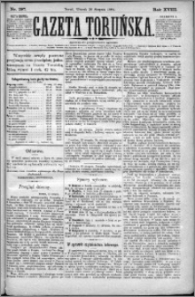 Gazeta Toruńska 1884, R. 18 nr 197
