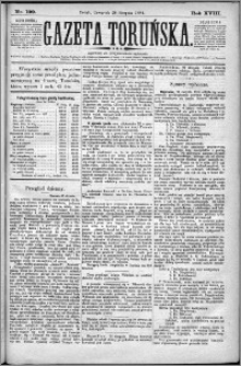 Gazeta Toruńska 1884, R. 18 nr 199