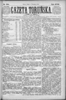 Gazeta Toruńska 1884, R. 18 nr 206