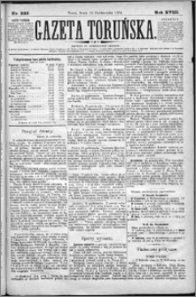 Gazeta Toruńska 1884, R. 18 nr 240