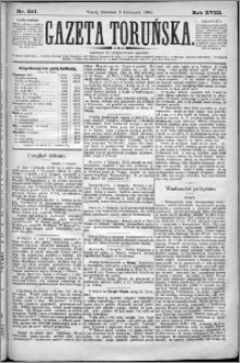 Gazeta Toruńska 1884, R. 18 nr 261