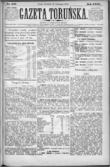 Gazeta Toruńska 1884, R. 18 nr 270