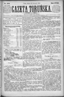Gazeta Toruńska 1884, R. 18 nr 272