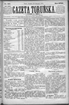 Gazeta Toruńska 1884, R. 18 nr 273