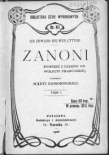 Zanoni. T. 1